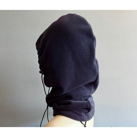 HEAD SOKZ by Gotta Go Inc. Navy Polartec Fleece Hood sz OS - Picture 3 of 10